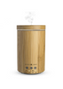 Bamboo Diffuser with ultrasonic technology, natural bamboo design, and customizable timer settings for home or office use.