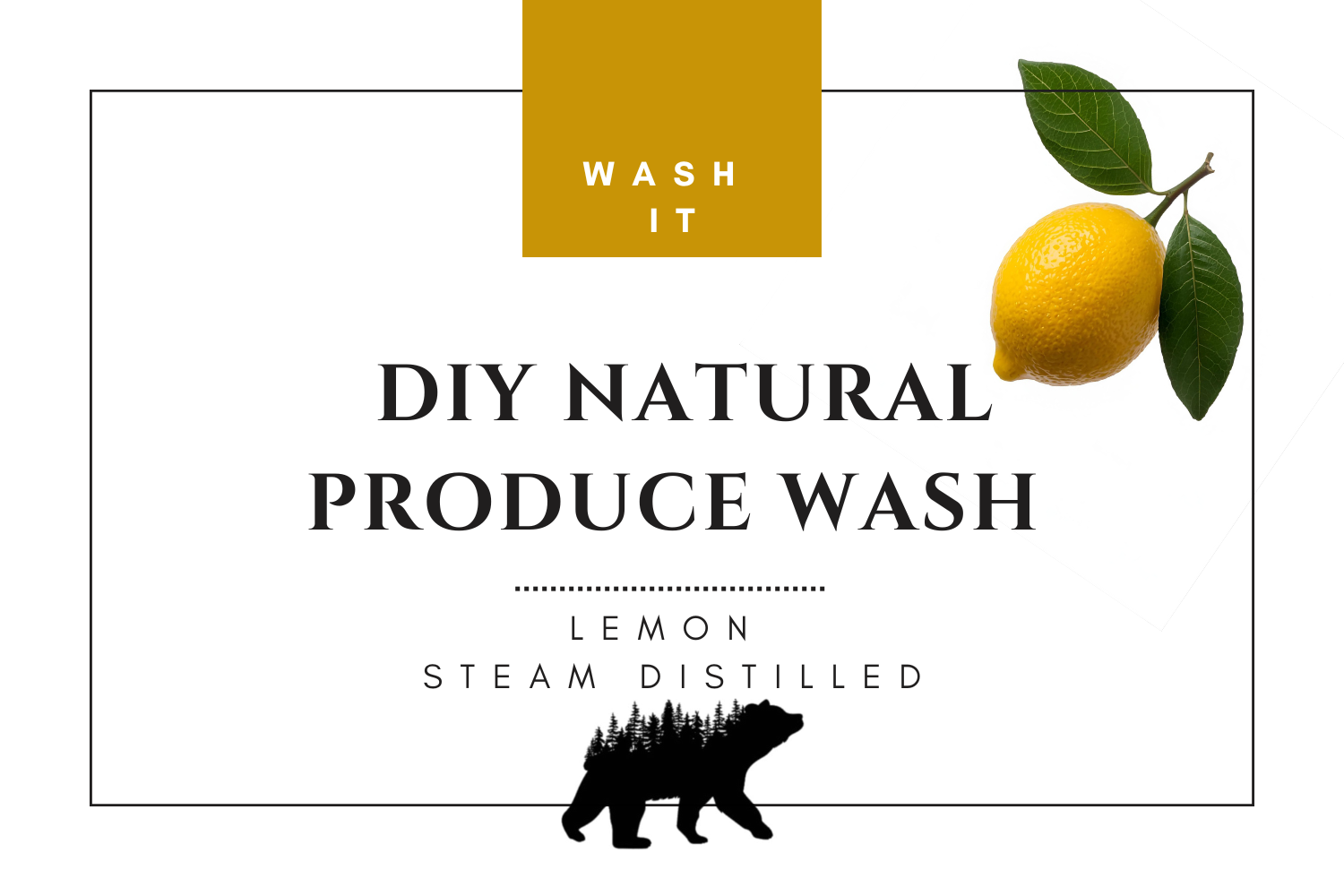 Naturally Clean Your Produce with Essential Oils