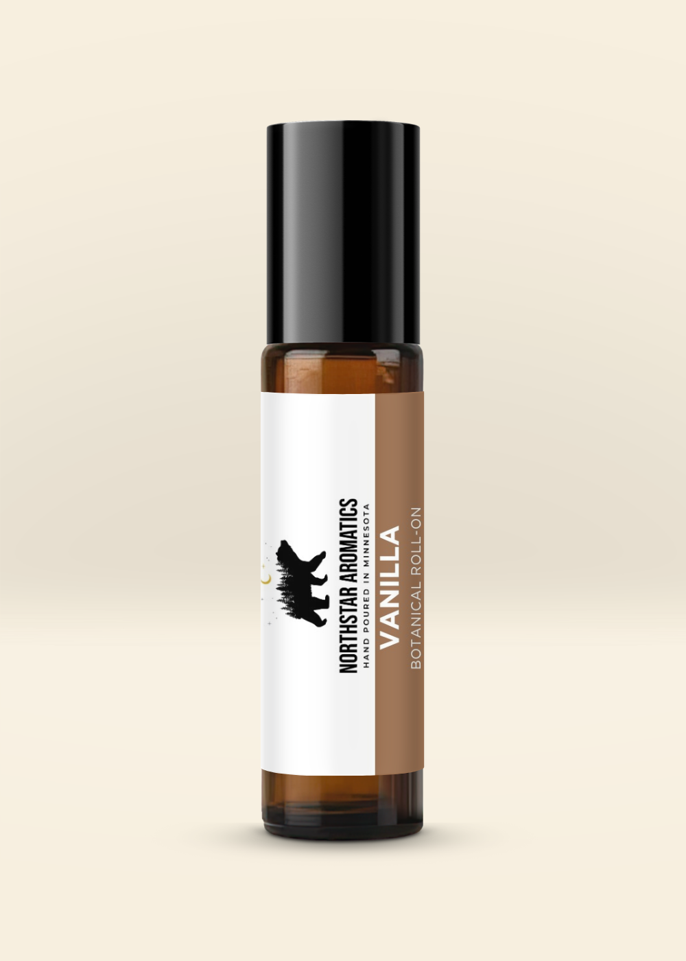 Vanilla Botanical Roll-On by Northstar Aromatics, a warm comforting vanilla roll-on made with botanical vanilla extract and organic jojoba oil.